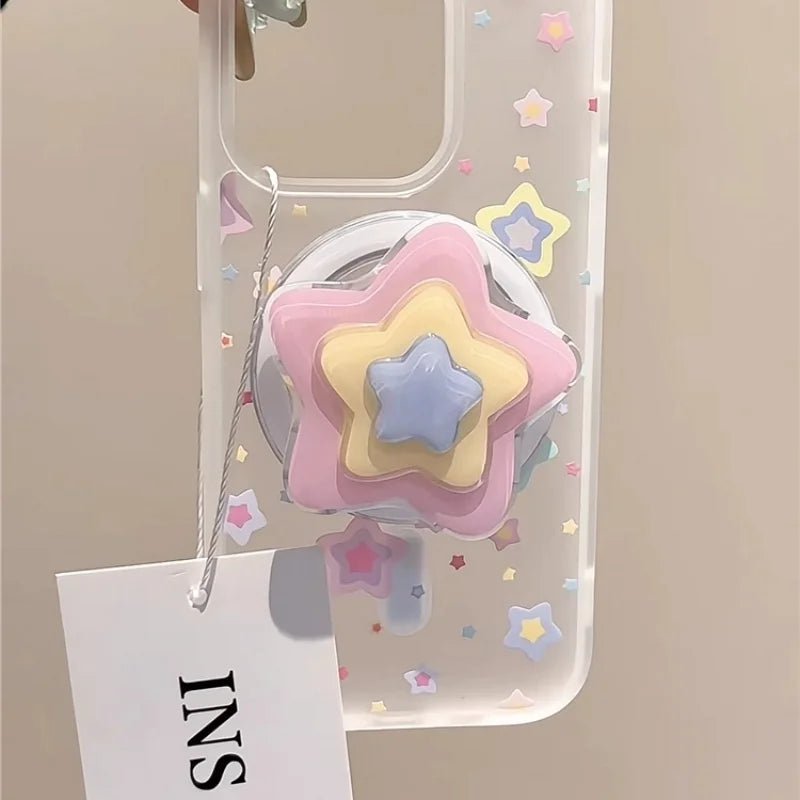 Cute 3D Star - Shaped Magnetic Griptok – Foldable Phone Ring Holder & Kickstand - Onlytenbucks.com