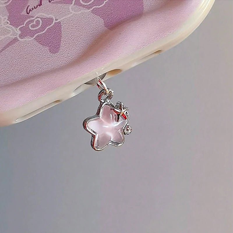 Cute Diamond Star Phone Dust Plug – Decorative Pendant - Onlytenbucks.com