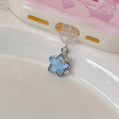 Cute Diamond Star Phone Dust Plug – Decorative Pendant - Onlytenbucks.com