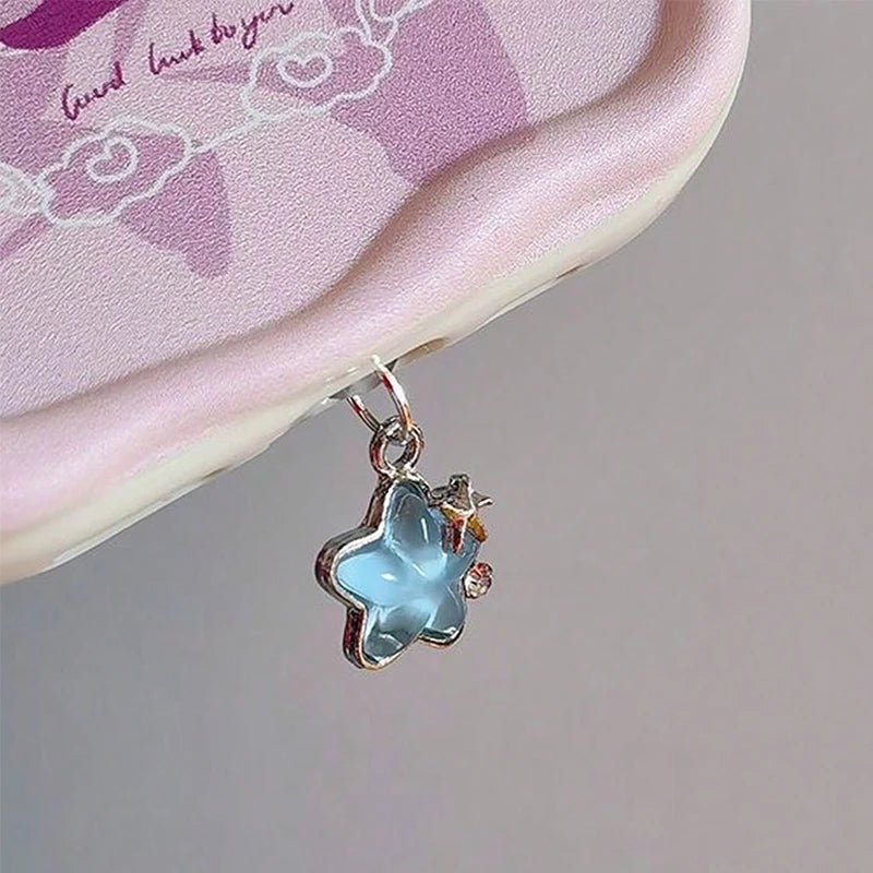 Cute Diamond Star Phone Dust Plug – Decorative Pendant - Onlytenbucks.com