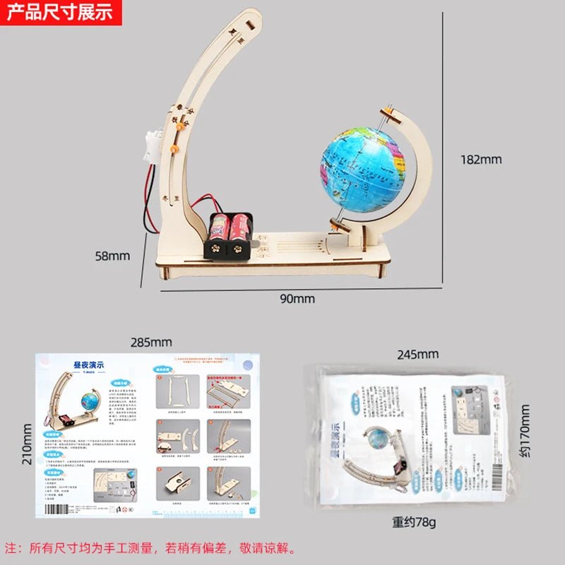 Day and Night Alternation Globe – DIY STEM - Onlytenbucks.com