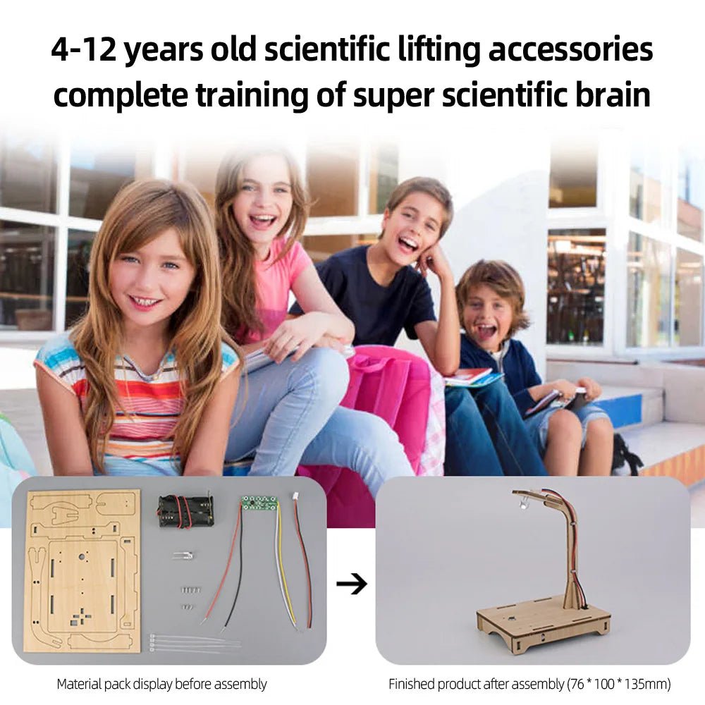DIY Voice Sensor Lamp – Handmade Physics and STEM Educational Toy - Onlytenbucks.com