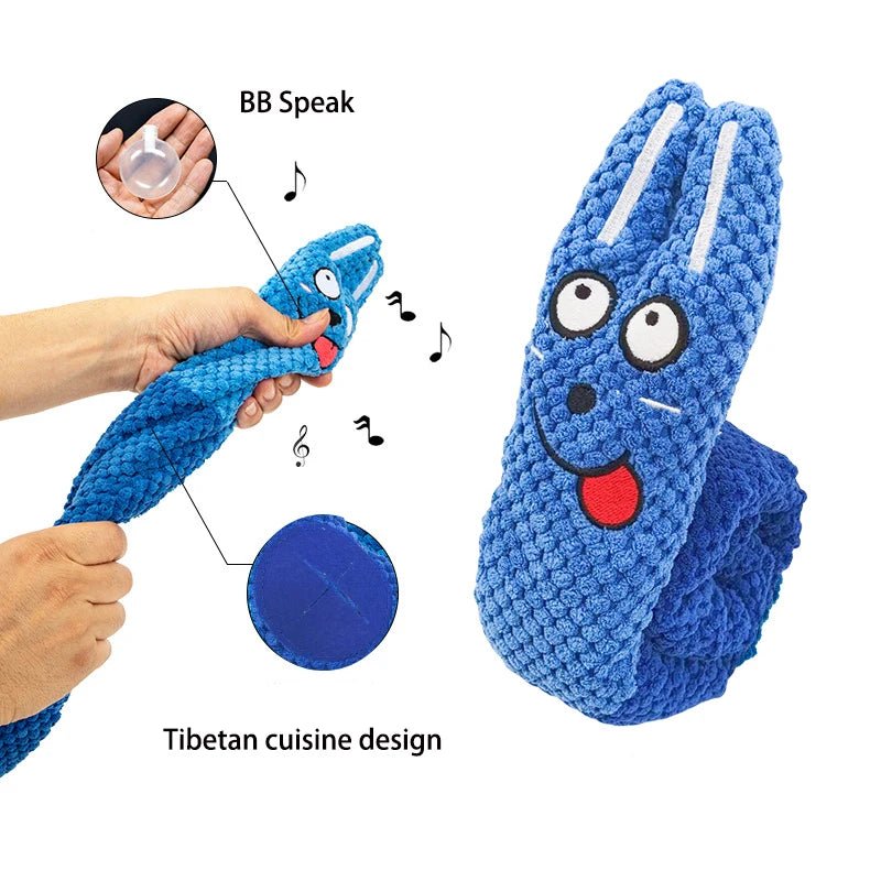 Dog Puzzle Feeder Plush Toy – Interactive Snail Design - Onlytenbucks.com