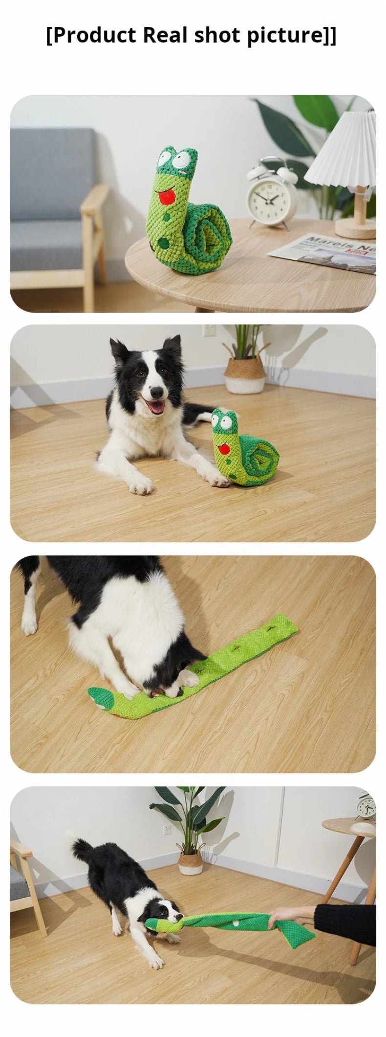 Dog Puzzle Feeder Plush Toy – Interactive Snail Design - Onlytenbucks.com