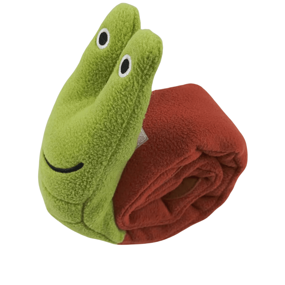 Dog Puzzle Feeder Plush Toy – Interactive Snail Design - Onlytenbucks.com