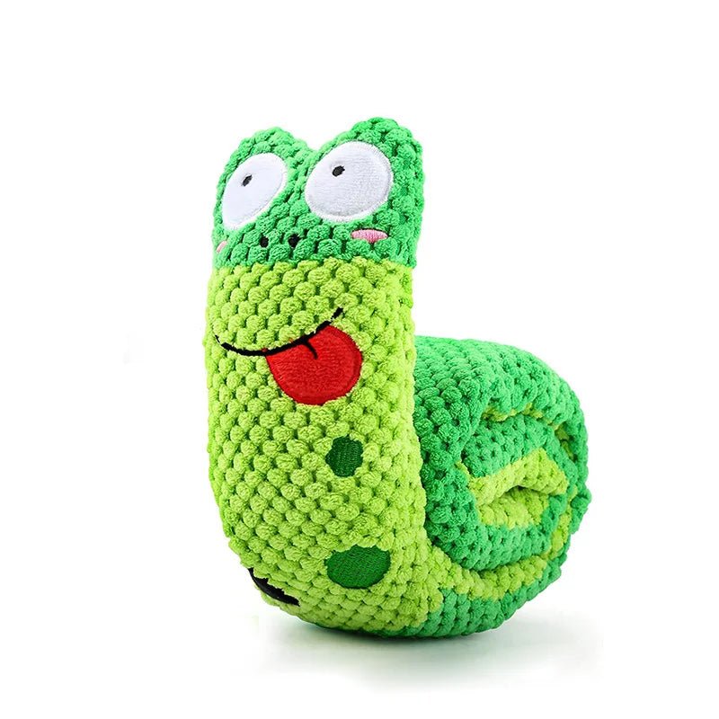 Dog Puzzle Feeder Plush Toy – Interactive Snail Design - Onlytenbucks.com