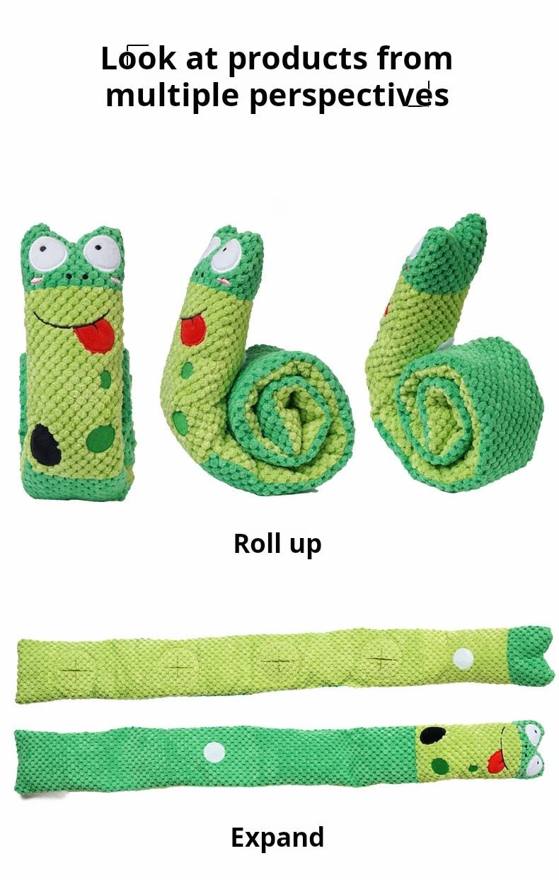 Dog Puzzle Feeder Plush Toy – Interactive Snail Design - Onlytenbucks.com
