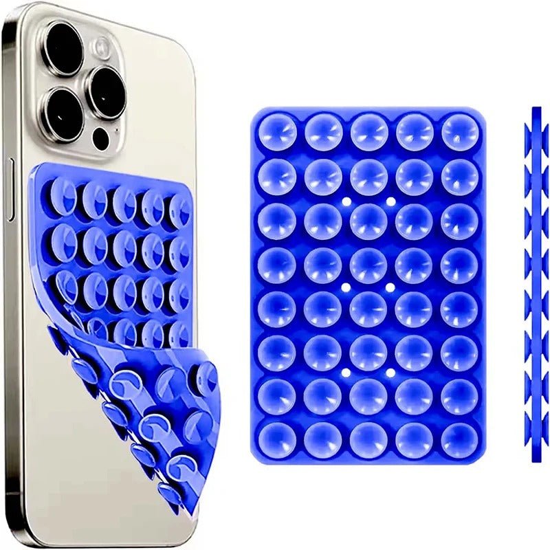 Double - Sided Silicone Suction Cup Phone Holder – Hands - Free Wall Mount - Onlytenbucks.com