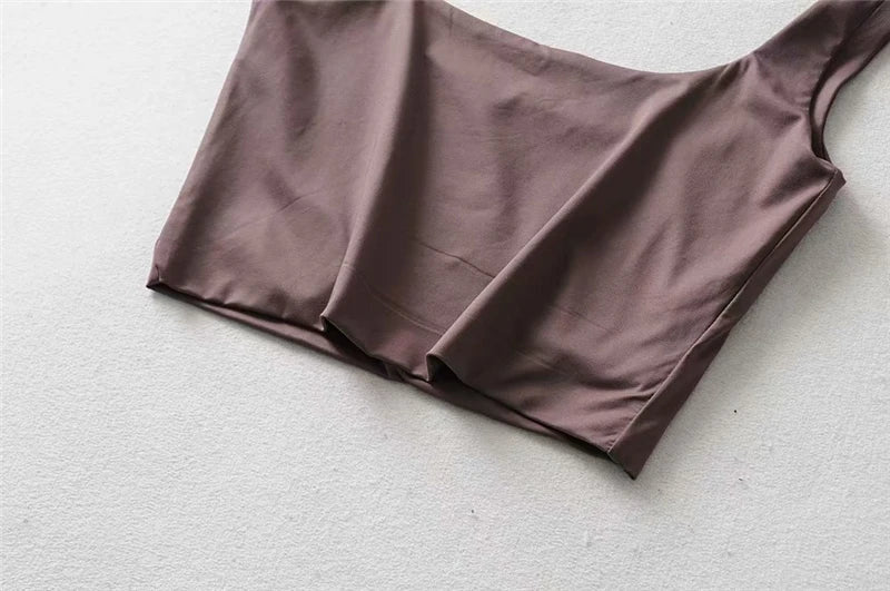 Women’s Sexy Square Neck Tank Top – Summer 2025 Stretch Crop Shirt - Onlytenbucks.com