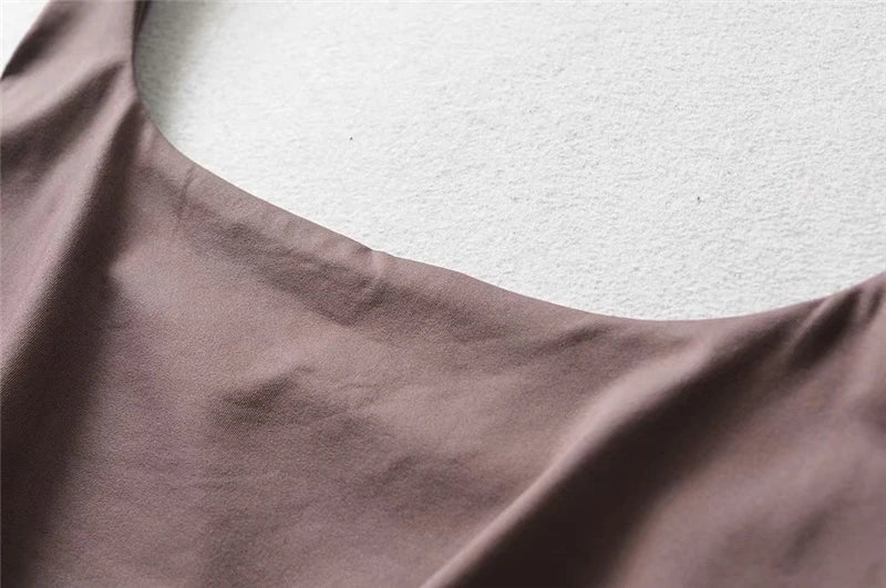 Women’s Sexy Square Neck Tank Top – Summer 2025 Stretch Crop Shirt - Onlytenbucks.com