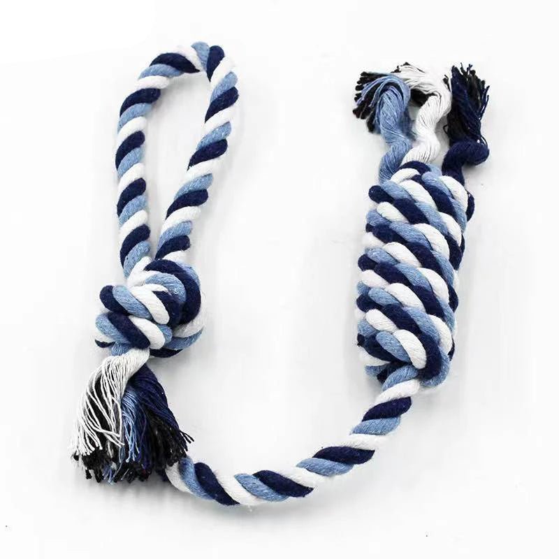 Durable Cotton Rope Dog Toy – Carrot Knot, Rope Ball, and Dumbbell Chew Toy - Onlytenbucks.com