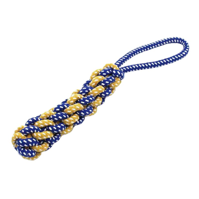 Durable Cotton Rope Dog Toy – Carrot Knot, Rope Ball, and Dumbbell Chew Toy - Onlytenbucks.com