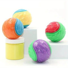 Durable Dog Chew Ball Toy – Interactive TPR Teeth Cleaning Toy - Onlytenbucks.com