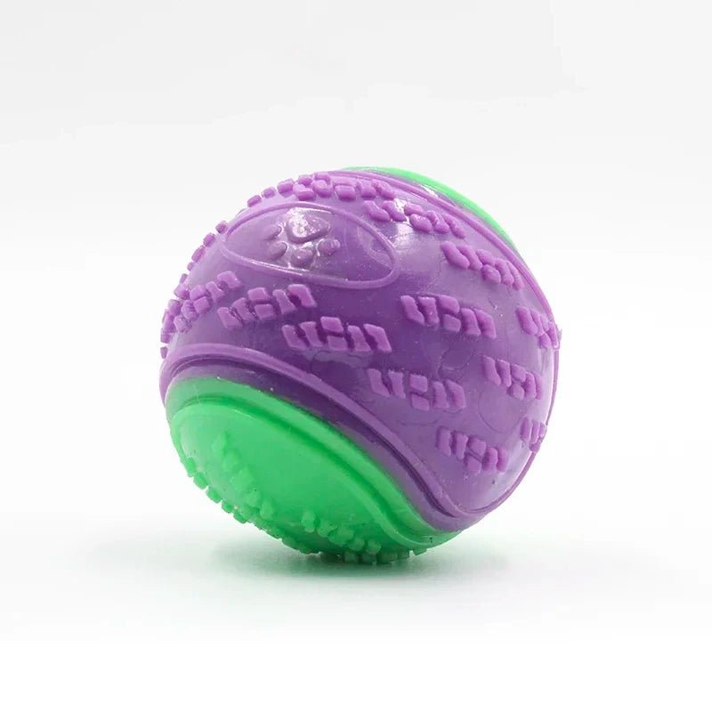 Durable Dog Chew Ball Toy – Interactive TPR Teeth Cleaning Toy - Onlytenbucks.com