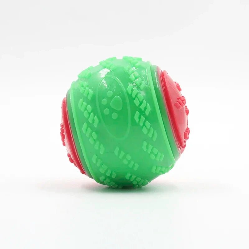 Durable Dog Chew Ball Toy – Interactive TPR Teeth Cleaning Toy - Onlytenbucks.com