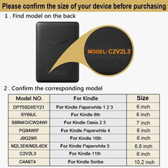 E - Reader Case Leather Ultra Slim for Kindle Paperwhite - Onlytenbucks.com