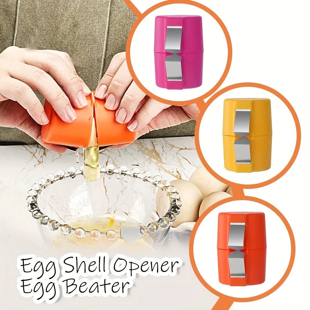 3 Pieces Egg Shell Easy Opener Set - Onlytenbucks.com