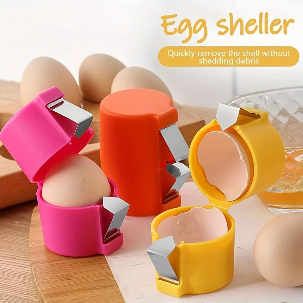 3 Pieces Egg Shell Easy Opener Set - Onlytenbucks.com
