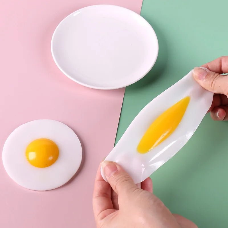 Egg Splat Ball – Realistic Fried Egg Squishy Toy - Onlytenbucks.com