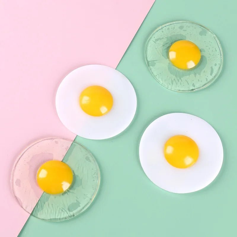 Egg Splat Ball – Realistic Fried Egg Squishy Toy - Onlytenbucks.com