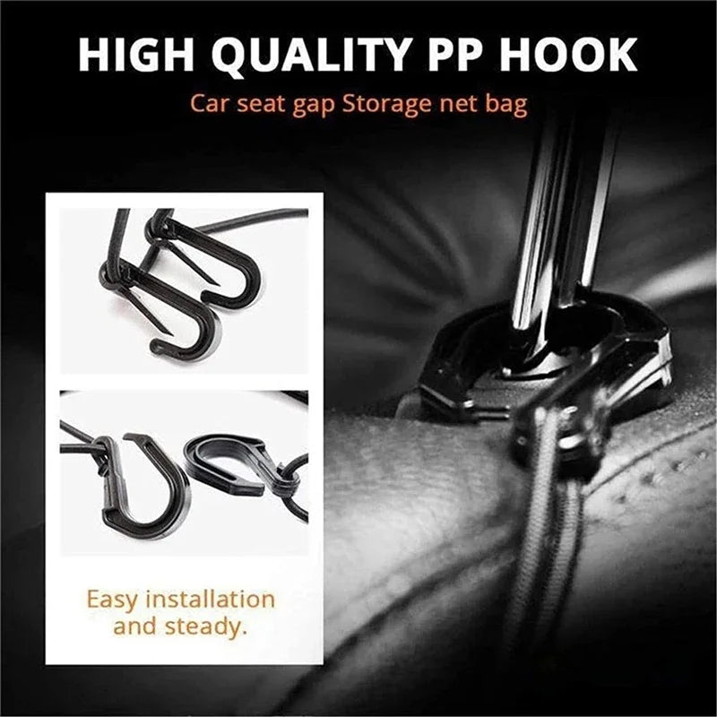 Elastic Car Storage Net Bag – Stretchable Divider Organizer Between Front Seats - Onlytenbucks.com