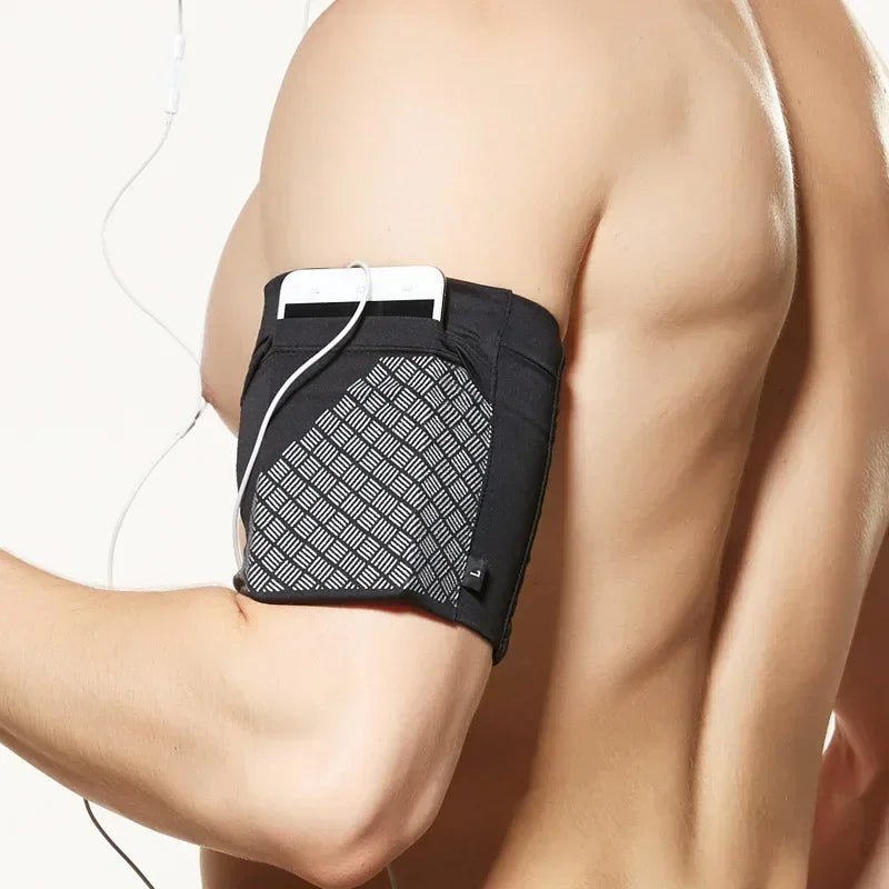 Elastic Running Arm Bag – Anti - Slip with Earphone Hole and Key Pocket - Onlytenbucks.com