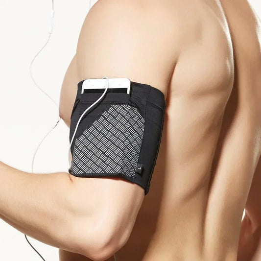 Elastic Running Arm Bag – Anti - Slip with Earphone Hole and Key Pocket - Onlytenbucks.com