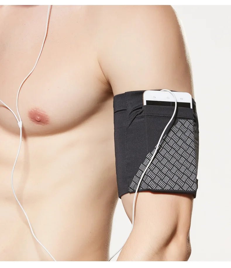 Elastic Running Arm Bag – Anti - Slip with Earphone Hole and Key Pocket - Onlytenbucks.com