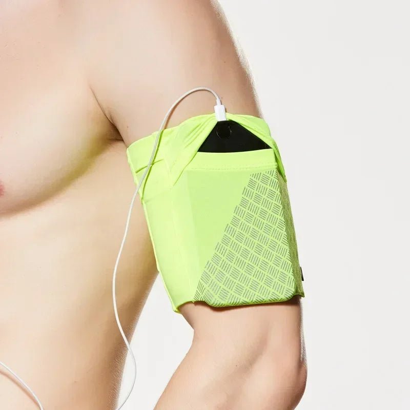 Elastic Running Arm Bag – Anti - Slip with Earphone Hole and Key Pocket - Onlytenbucks.com
