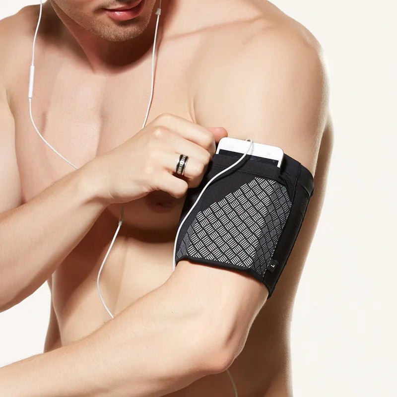 Elastic Running Arm Bag – Anti - Slip with Earphone Hole and Key Pocket - Onlytenbucks.com