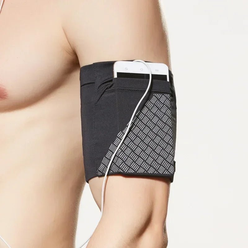 Elastic Running Arm Bag – Anti - Slip with Earphone Hole and Key Pocket - Onlytenbucks.com