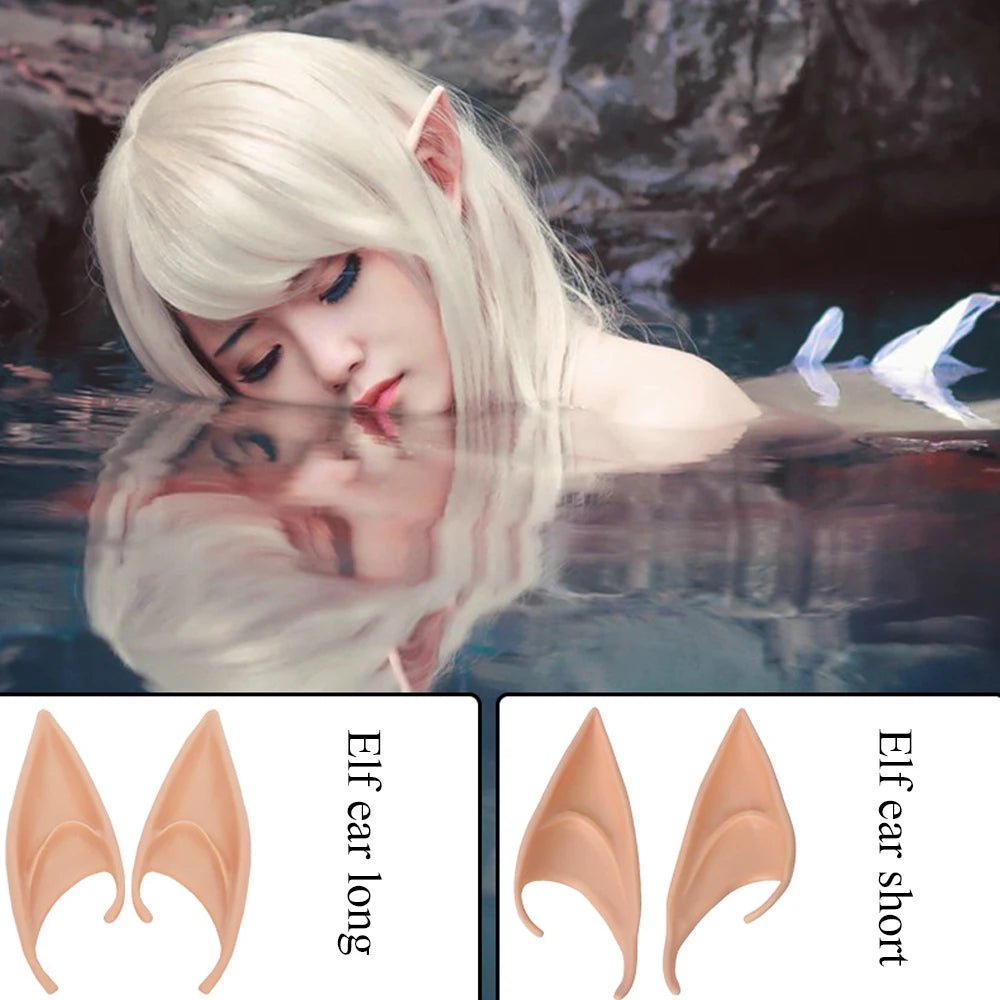 Elf Ears Latex Costume Props – Fairy, Angel, and Cosplay Accessories - Onlytenbucks.com