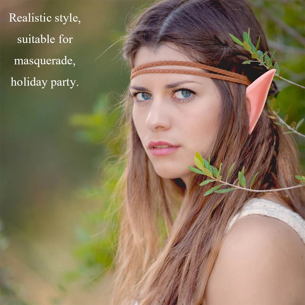 Elf Ears Latex Costume Props – Fairy, Angel, and Cosplay Accessories - Onlytenbucks.com