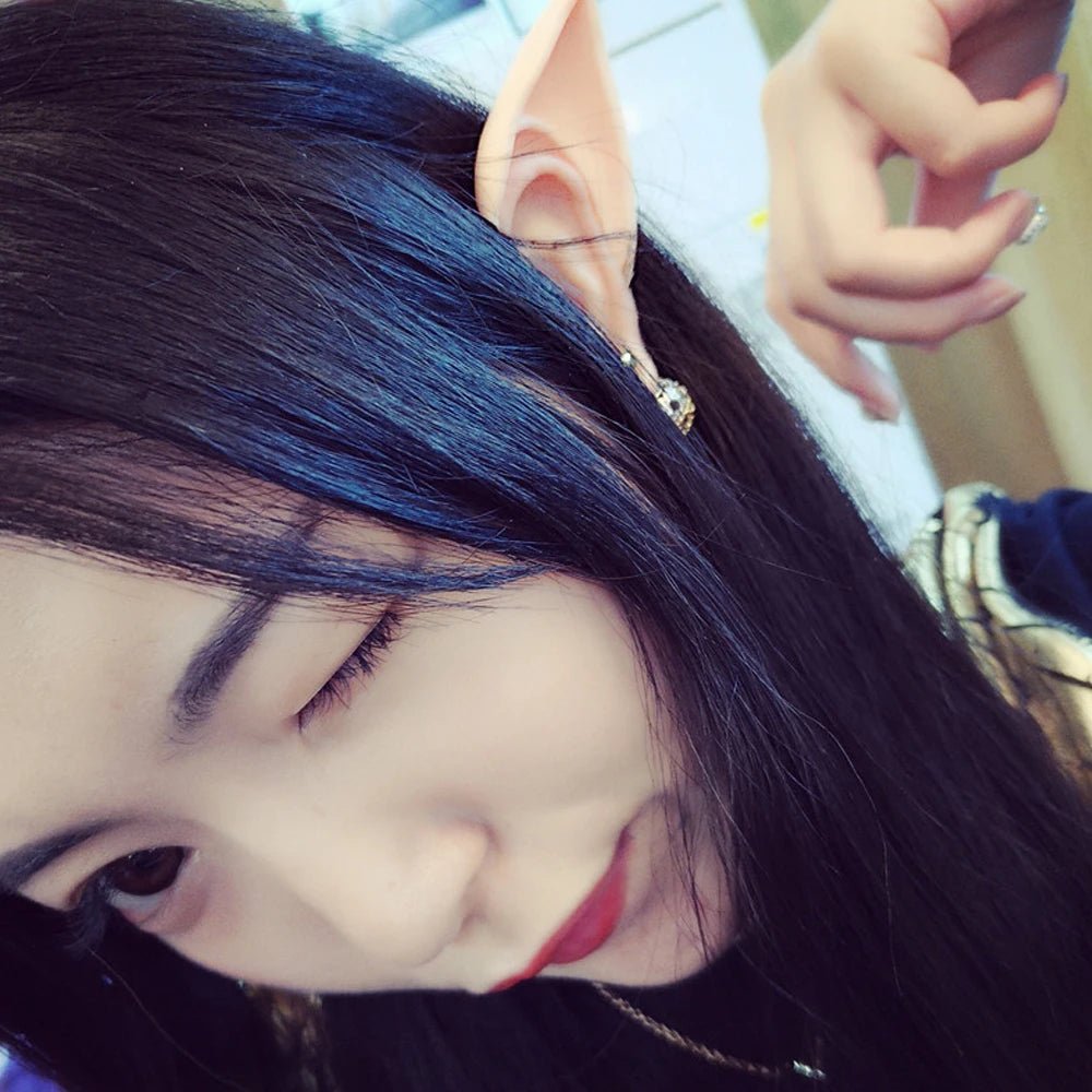 Elf Ears Latex Costume Props – Fairy, Angel, and Cosplay Accessories - Onlytenbucks.com