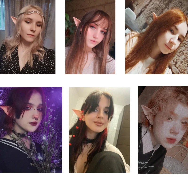 Elf Ears Latex Costume Props – Fairy, Angel, and Cosplay Accessories - Onlytenbucks.com