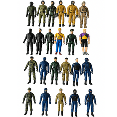 Elite Force Military Action Figures – 5pcs 10cm Soldier Model Set