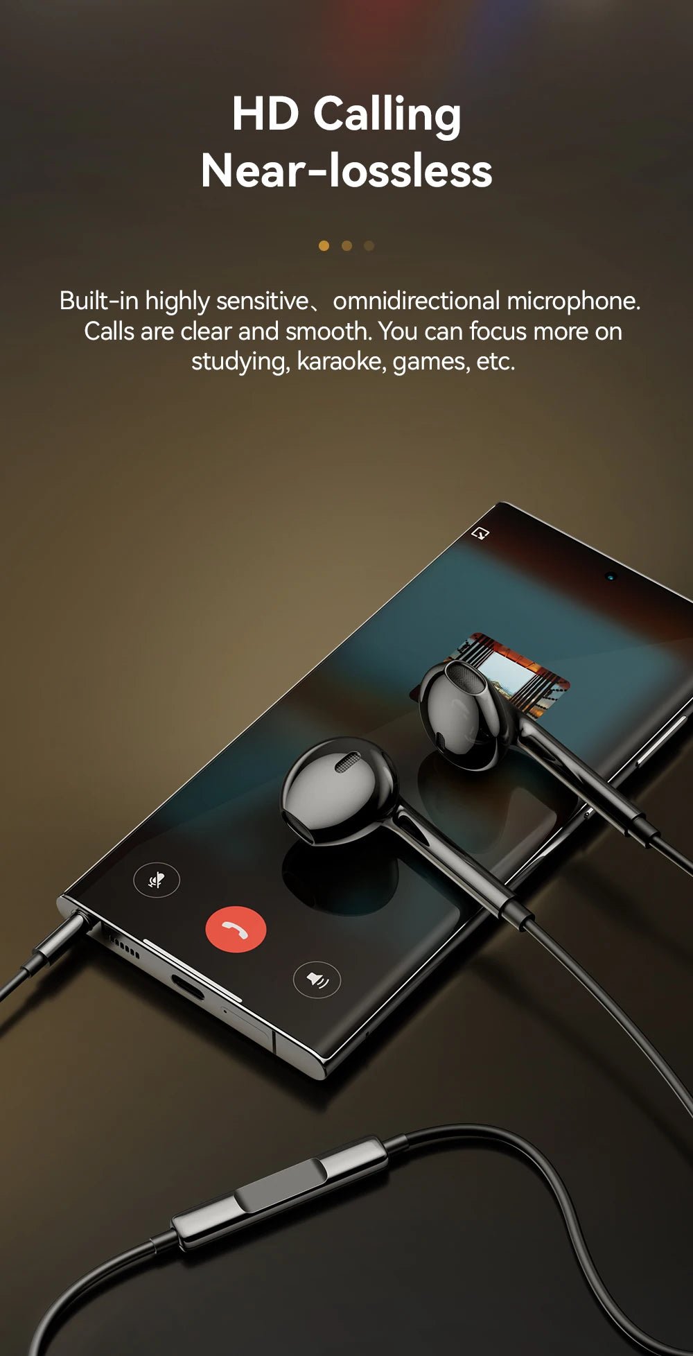 Essager 3.5mm Wired Headphones In Ear Headset Wired Earphones with Microphone Stereo Earbuds Sports - Onlytenbucks.com