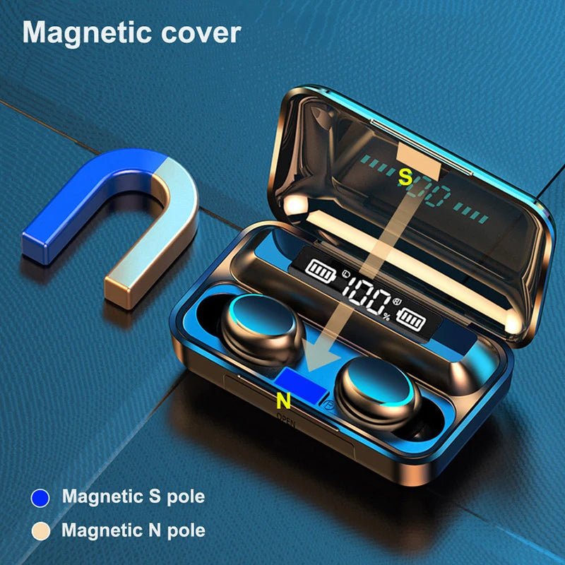 F9 - 5C Wireless Bluetooth Earphones – 9D Stereo, Waterproof, Noise Cancelling - Onlytenbucks.com