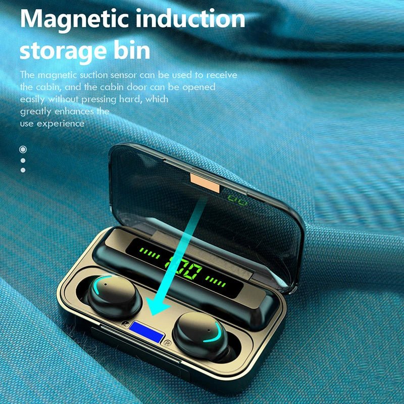 F9 - 5C Wireless Bluetooth Earphones – 9D Stereo, Waterproof, Noise Cancelling - Onlytenbucks.com