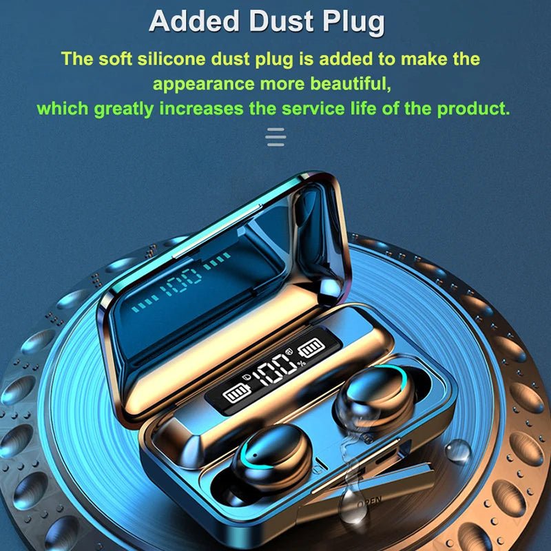 F9 - 5C Wireless Bluetooth Earphones – 9D Stereo, Waterproof, Noise Cancelling - Onlytenbucks.com