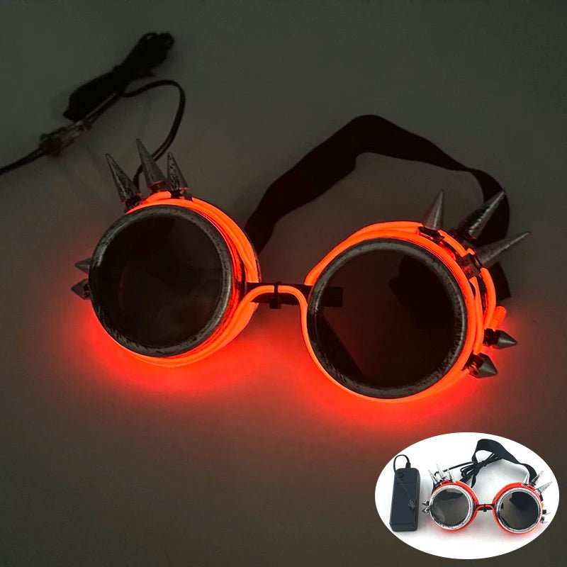 Fluorescent Colorful Glowing Glasses – LED Light Up Party Eyewear - Onlytenbucks.com