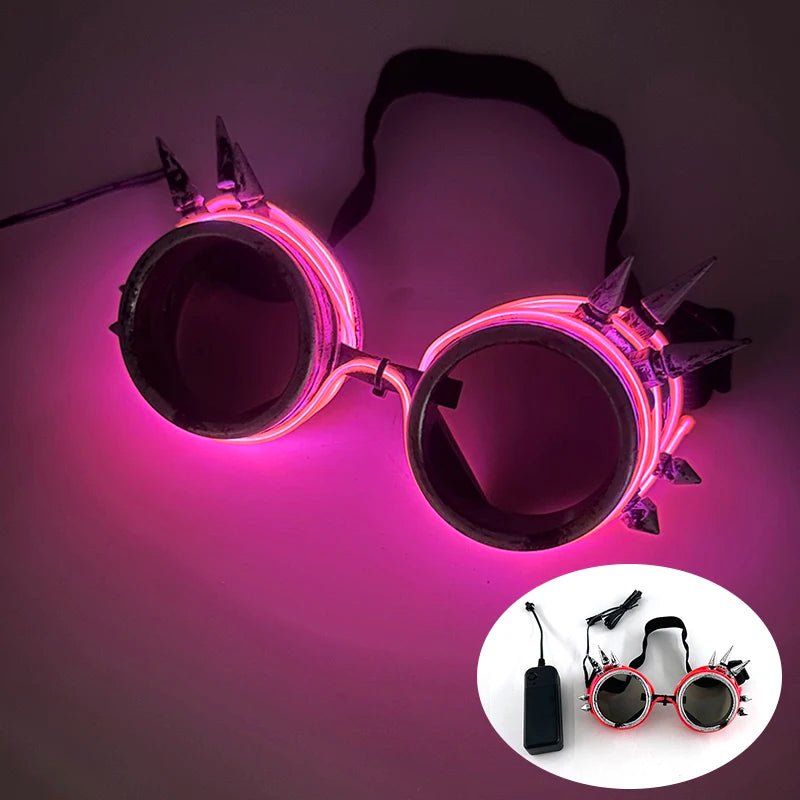 Fluorescent Colorful Glowing Glasses – LED Light Up Party Eyewear - Onlytenbucks.com