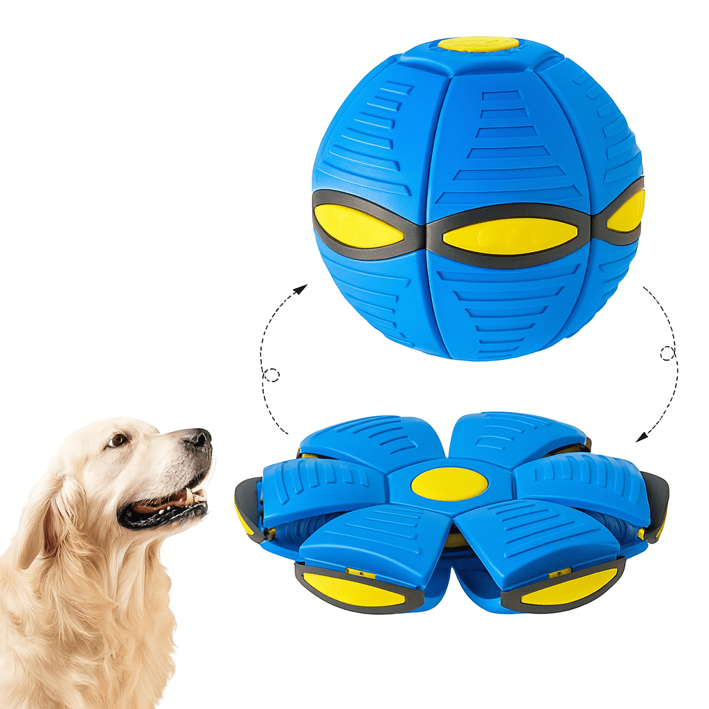 Flying Saucer Bounce Ball Pet Toy for Dogs - Onlytenbucks.com