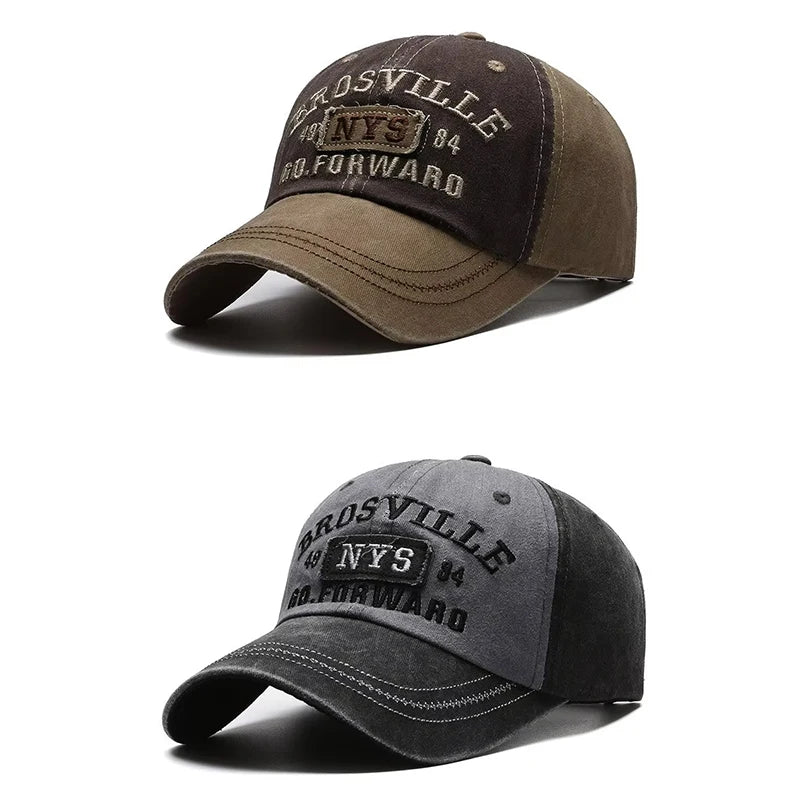 Four Seasons Washed Embroidered Baseball Cap - Onlytenbucks.com