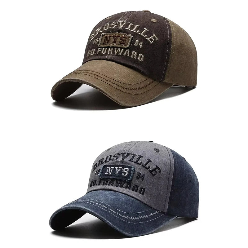 Four Seasons Washed Embroidered Baseball Cap - Onlytenbucks.com