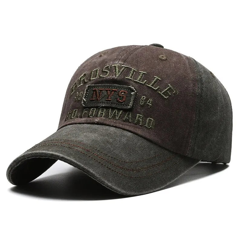 Four Seasons Washed Embroidered Baseball Cap - Onlytenbucks.com