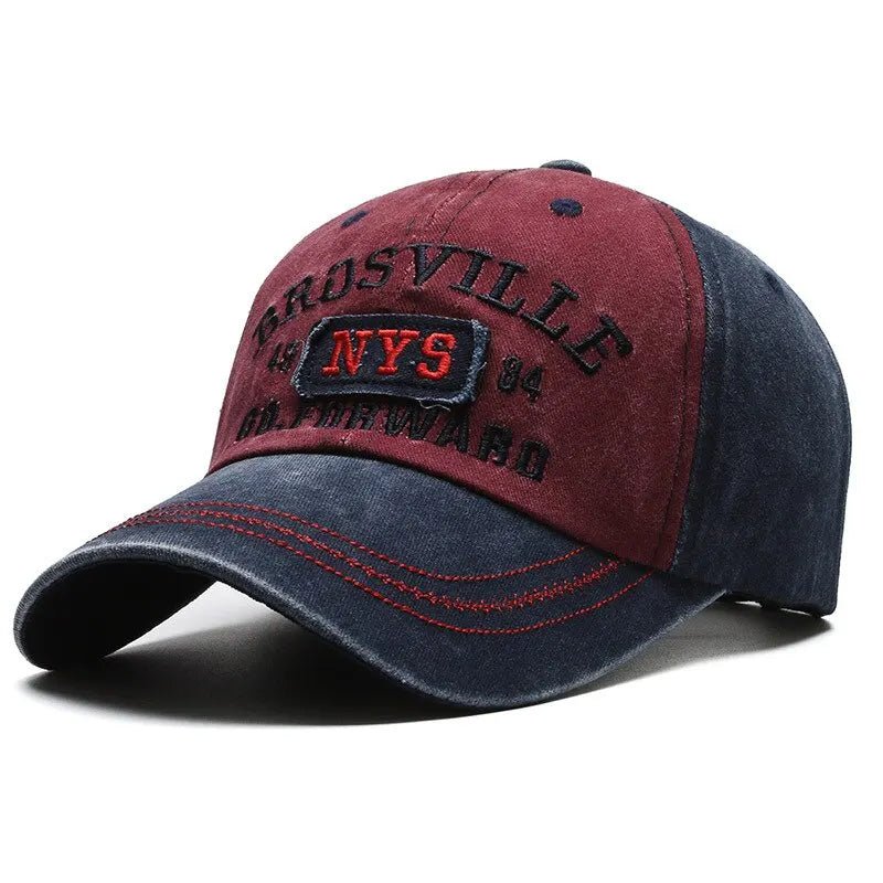 Four Seasons Washed Embroidered Baseball Cap - Onlytenbucks.com