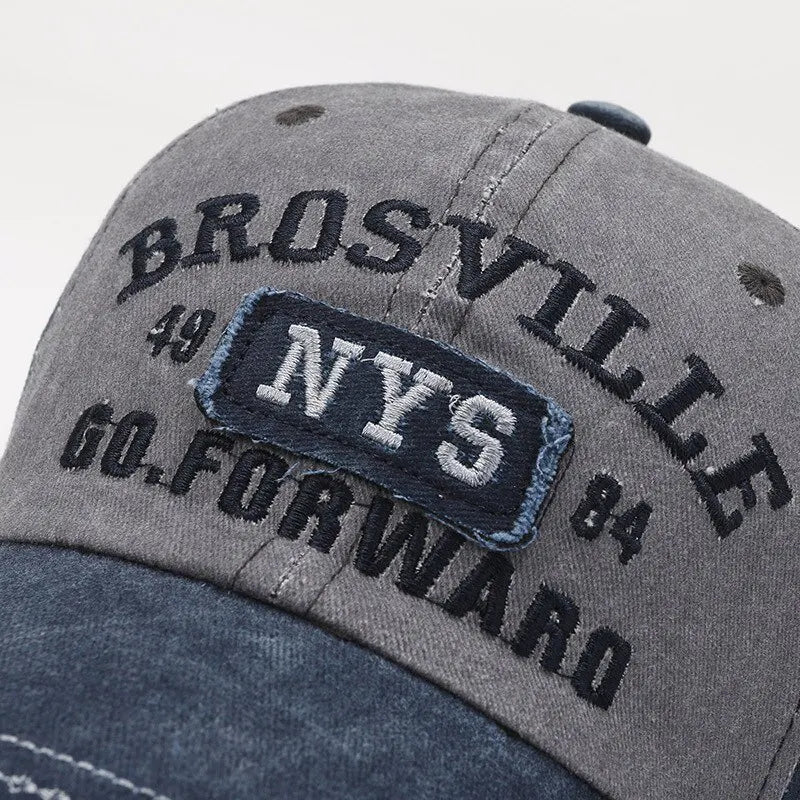 Four Seasons Washed Embroidered Baseball Cap - Onlytenbucks.com