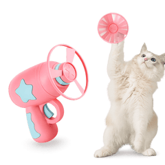 Funny Cat Toy Interactive Flying Disc Launcher - Onlytenbucks.com
