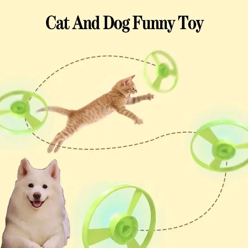 Funny Cat Toy Interactive Flying Disc Launcher - Onlytenbucks.com